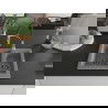 Mexen Carlos 1-compartment granite sink with a kitchen mixer tap Aster, Grey - 6518-71-73450-07-B