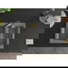 Mexen Carlos 1-compartment granite sink with a kitchen mixer tap Aster, Grey - 6518-71-73450-57-B