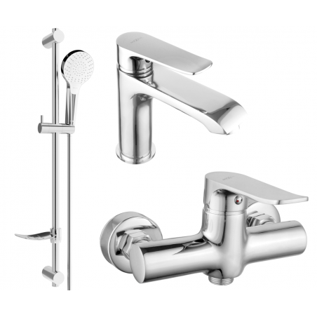 Mexen Pecos DF05 shower set, Chrome - 72704DF05-00