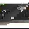 Mexen Carlos 1-compartment granite sink with a kitchen mixer tap Aster, Black/Gold metallic - 6518-75-73450-07