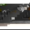 Mexen Carlos 1-compartment granite sink with a kitchen mixer tap Aster, Black - 6518-77-73450-57-B