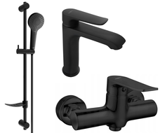 Mexen Pecos DF05 shower set, Black - 72704DF05-70