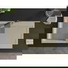 Mexen Leo 1-compartment granite sink with a drip tray and kitchen mixer tap Flora, Beige - 6501-69-670401-57-G