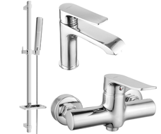 Mexen Pecos DQ72 shower set, Chrome - 72704DQ72-00
