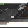 Mexen Leo 1-compartment granite sink with a drip tray and kitchen mixer tap Flora, spotted black - 6501-76-670401-08-B