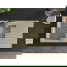 Mexen Matias 1.5-compartment granite sink with a drip tray and kitchen mixer tap Flora, Beige - 6502-69-670401-57-G