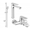 Mexen Pecos DS62 bathtub set, Chrome - 72713DS62-00