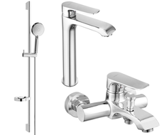 Mexen Pecos DS75 bathtub set, Chrome - 72713DS75-00