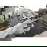 Mexen Vito 1-compartment granite sink with a kitchen mixer tap Flora, Grey - 6503-71-670401-07