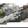 Mexen Vito 1-compartment granite sink with a kitchen mixer tap Flora, Grey - 6503-71-670401-57-G