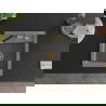 Mexen Vito 1-compartment granite sink with a kitchen mixer tap Flora, Grey - 6503-71-670401-57-G