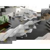 Mexen Vito 1-compartment granite sink with a kitchen mixer tap Flora, Black/Silver metallic - 6503-73-670401-57-G