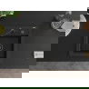 Mexen Vito 1-compartment granite sink with a kitchen mixer tap Flora, Black/Gold metallic - 6503-75-670401-70-B