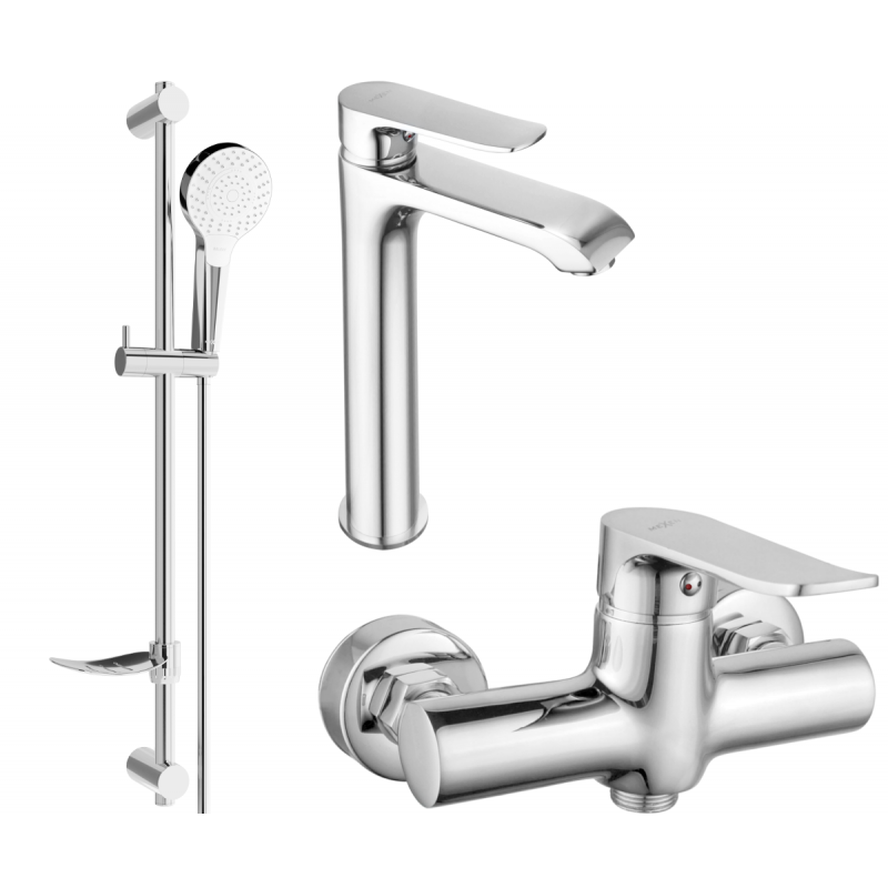 Mexen Pecos DF05 shower set, Chrome - 72714DF05-00