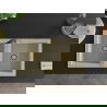 Mexen Mario 2-compartment granite sink with a kitchen mixer tap Flora, Beige - 6504-69-670401-57-G