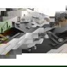 Mexen Mario 2-compartment granite sink with a kitchen mixer tap Flora, Black/Silver metallic - 6504-73-670401-00