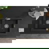 Mexen Mario 2-compartment granite sink with a kitchen mixer tap Flora, Black/Silver metallic - 6504-73-670401-07
