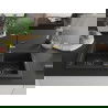 Mexen Mario 2-compartment granite sink with a kitchen mixer tap Flora, Black/Silver metallic - 6504-73-670401-57-B