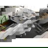 Mexen Mario 2-compartment granite sink with a kitchen mixer tap Flora, Black/Silver metallic - 6504-73-670401-57-B