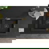 Mexen Mario 2-compartment granite sink with a kitchen mixer tap Flora, Black/Silver metallic - 6504-73-670401-57-B