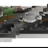 Mexen Mario 2-compartment granite sink with a kitchen mixer tap Flora, spotted black - 6504-76-670401-57-B