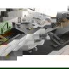 Mexen Mario 2-compartment granite sink with a kitchen mixer tap Flora, spotted black - 6504-76-670401-57-B