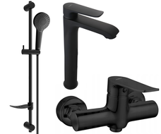 Mexen Pecos DF05 shower set, Black - 72714DF05-70