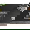 Mexen Milo 1-compartment granite sink with a kitchen mixer tap Flora, Grey - 6505-71-670401-06