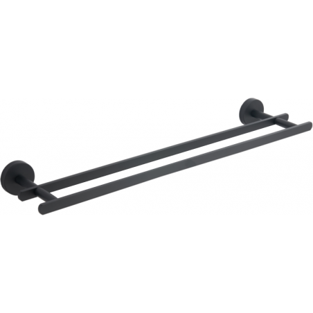 Mexen Loft double towel rack, Black - 7012625-70
