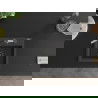Mexen Milo 1-compartment granite sink with a kitchen mixer tap Flora, spotted black - 6505-76-670401-07-B