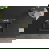 Mexen Milo 1-compartment granite sink with a kitchen mixer tap Flora, spotted black - 6505-76-670401-57-G