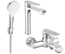 Mexen Pecos R05 bath set, chrome - 72713R05-00