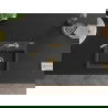Mexen Milo 1-compartment granite sink with a kitchen mixer tap Flora, spotted black - 6505-76-670401-75-G