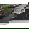 Mexen Milo 1-compartment granite sink with a kitchen mixer tap Flora, spotted black - 6505-76-670401-75-B