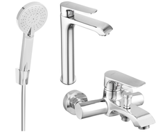 Mexen Pecos R40 bath set, chrome - 72713R40-00