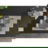 Mexen Gaspar 1.5-compartment granite sink with a drip tray and kitchen mixer tap Flora, Beige - 6507-69-670401-70-B