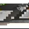 Mexen Pablo 1-compartment granite sink with a drip tray and kitchen mixer tap Flora, White - 6510-20-670401-00