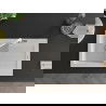 Mexen Pablo 1-compartment granite sink with a drip tray and kitchen mixer tap Flora, White - 6510-20-670401-02