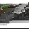 Mexen Pablo 1-compartment granite sink with a drip tray and kitchen mixer tap Flora, spotted black - 6510-76-670401-57-B