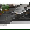 Mexen Pablo 1-compartment granite sink with a drip tray and kitchen mixer tap Flora, spotted black - 6510-76-670401-75-B