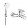 Mexen Pecos R05 bathtub mixer tap with shower head, Chrome - 7273R05-00