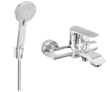 Mexen Pecos R40 bathtub mixer tap with shower head, Chrome - 7273R40-00