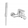 Mexen Pecos R72 bathtub mixer tap with shower head, Chrome - 7273R72-00