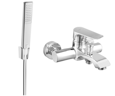 Mexen Pecos R72 bathtub mixer tap with shower head, Chrome - 7273R72-00