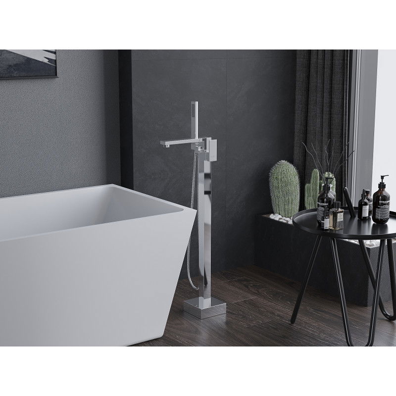 Mexen Urano freestanding bath tap, chrome - 75233-00