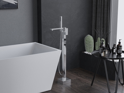 Mexen Urano freestanding bathtub faucet, chrome - 75233-00