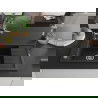 Mexen Elias 1-compartment granite sink with a drip tray and kitchen mixer tap Flora, Black - 6511-77-670401-07