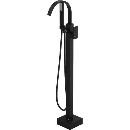 Mexen Veda freestanding bath faucet, black - 75433-70