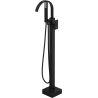 Mexen Veda freestanding bathtub faucet, black - 75433-70