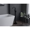 Mexen Veda freestanding bathtub mixer tap, Black - 75433-70